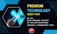 publish tech guest post on high da, DR technology blogs