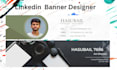design linkedin banner background photo