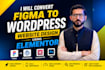 convert figma to wordpress website,  do website development figma to elementor