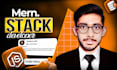 be mern stack developer full stack web developer for web application development