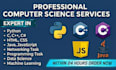 do computer science java, python, cpp programming task and computer science task