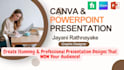 custom powerpoint, slideshows and canva presentations