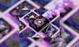 design card game deck playing card illustration, board design and game card box