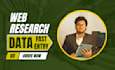 do accurate web research and lead generation job