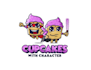 design bakery cupcake business logo