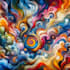 do a creative abstract art for you
