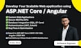 build asp dot net core and angular web applications