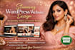 design a wordpress website for jewelry, salon or cosmetic brand