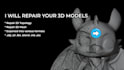 repair your 3d topology mesh models