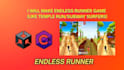 make endless runner game like temple run or subway surfers in unity