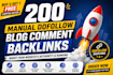 do 200 dofollow blog comment backlinks off page seo