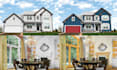 change modern house color , interior, wall color change