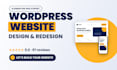 build wordpress website or redesign elementor website for new business
