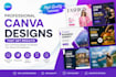 design professional canva templates for social media