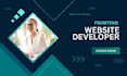 do frontend web development in HTML CSS javascript