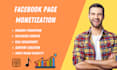 complete facebook page monetization criteria organically