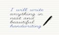 do handwriting assignment job