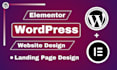 develop woocommerce wordpress website landing page design by elementor