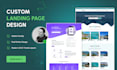 design a custom landing page