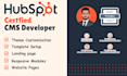 create hubspot landing page and blog setup
