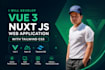 develop vue 3 nuxt js app with tailwind CSS