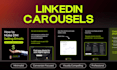 design professional linkedin carousel