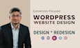 redesign design elementor website