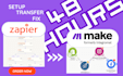 build fix zapier make com ai automation webhook api integration crm automation