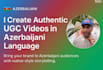 native azerbaijani ugc video ads