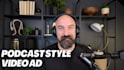create a podcast style ugc social media video ad