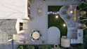 do 3d backyard landscape design and pool rendering