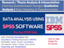 provide help with spss data analysis and interpretation