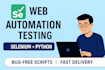 automate your web application with python and selenium