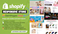 redesign, customize, maintain shopify 2 gempages store