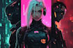 draw cyberpunk pop art anime characters