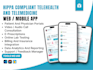 medical app telehealth ai system medical ai sales booking agent web app hippa