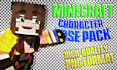 create custom minecraft character pose packs
