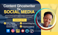 social media content writer comedy script writer linkedin ghostwriter copywriter
