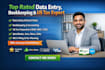 do US bookkeeping, quickbooks cleanup, reconciliation and tax prep support
