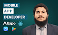 develop cross platform react native app, expo app for android and ios