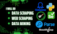 do python web scraping using selenium, bs4, scrapy, puppeteer, apify, octoparse