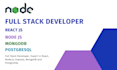 develop full stack websites using react, node, mongodb, sql