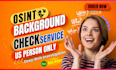 do social media investigation, USA person background checks, osint, detective