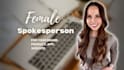 record a spokesperson video for your social media or website