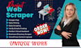 find contact info gmb lead generation as web scraper instant data entry va work
