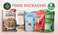design premium stand up pouch packaging for food products