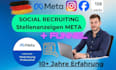 create social recruiting ads with funnel qualification deutsch stellenanzeigen