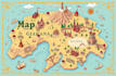 map illustration vector illustration vector map