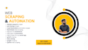 do web scraper, email scraping, google scraping, any website