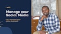 create engaging social media content and schedule daily posts